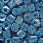 Metallic W�rfel, azurblau