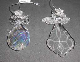 Glasengel 2 St�ck zum h�ngen