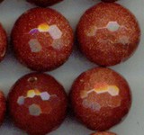 Goldflu� Perle, fascetiert