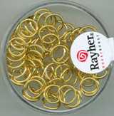 Ringerl 7mm, 60 St�ck, gold